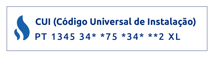 Exemplo de Código Universal da Instalação de Gás