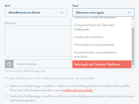 solicitar contacto goldenergy